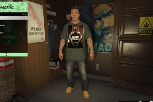 Call of Duty Black ops 3 T-Shirt for Franklin